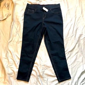 Lane Bryant Jegging, size 18, deep dark blue. New with tags, never worn.